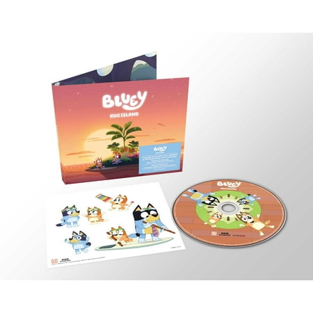 Bluey - Rug Island (Walmart Exclusive) - Limited Edition CD Digipak with Sticker Sheet - Kids & Family - CD [Exclusive]
