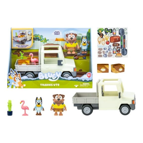 Bluey S10 Tradies Ute Vehicle with Stickers