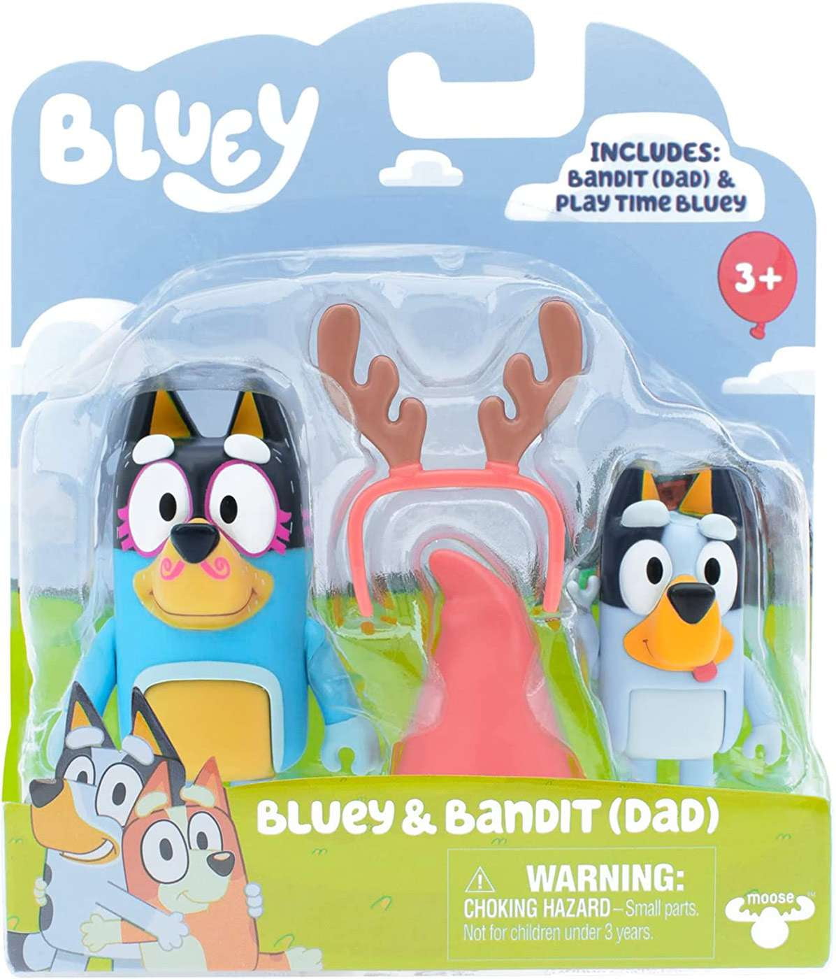 Bluey S8 Figure 2Pk Bandit Play Time - Walmart.com
