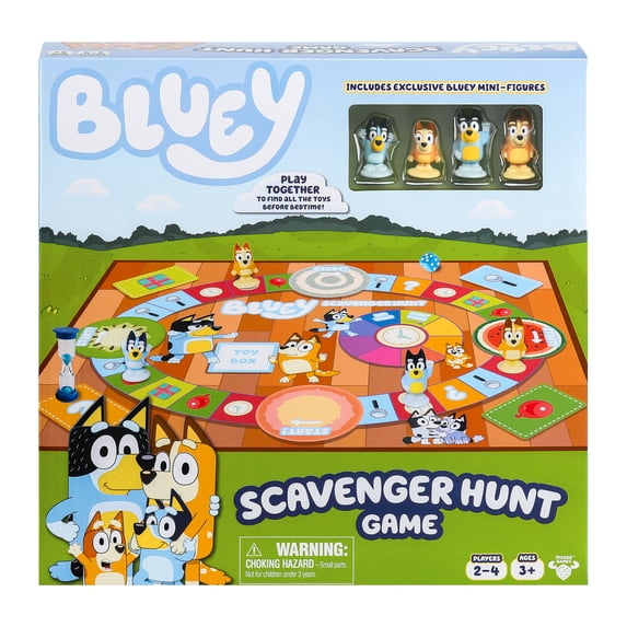 Bluey Scavenger Hunt Game, A Fun Board Game Full of Fun Activities, Ages 3+