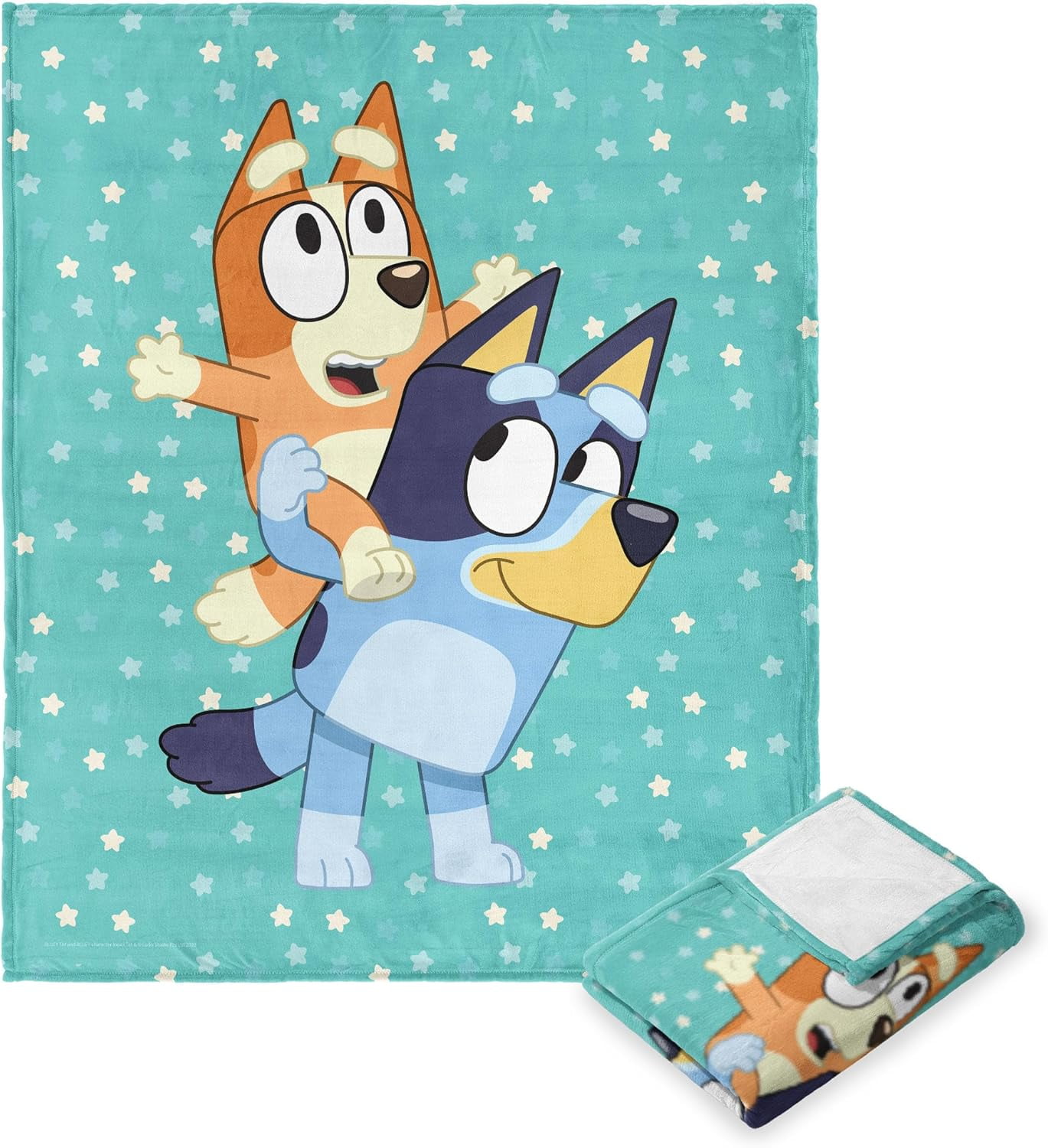 Bluey Big Play Multicolor Silk Touch Kids Throw Blanket