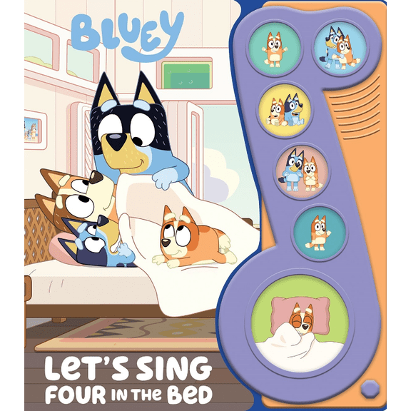 Bluey: Let's Sing Four in the Bed Sound Book (Board Book)