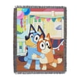 thumbnail image 1 of Bluey and Bingo Sister Celebration Tapestry Throw Blanket, 48x60 inches, 1 of 4