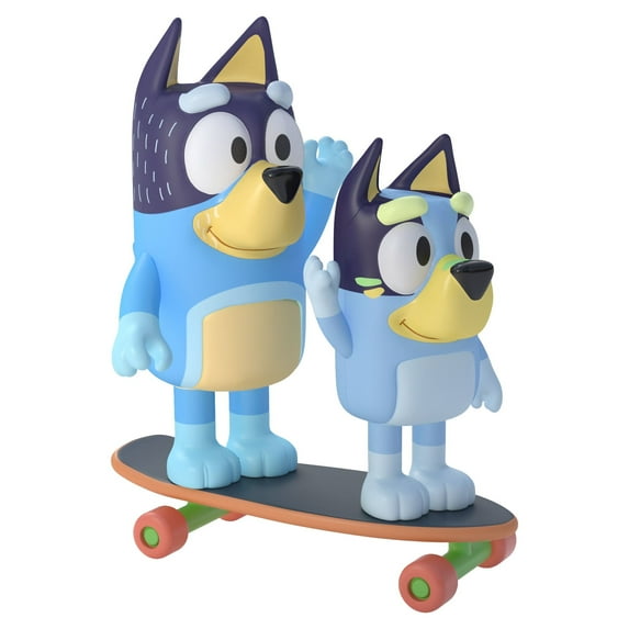 Bluey - Skateboarding: Bluey & Dad 2.5" Figures - 2 Pack
