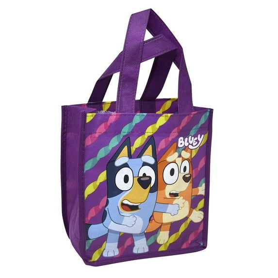 Bluey Small Eco Friendly Non-Woven Tote Bag with Shiny Printing- 2 PCS