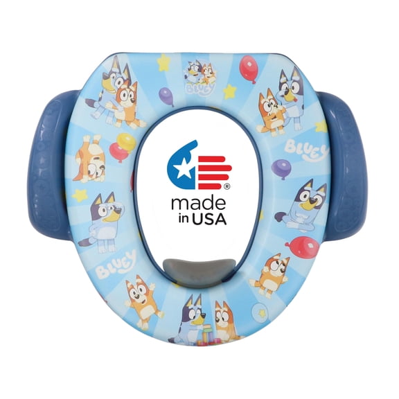 Bluey Soft Potty Seat - Potty Training Toilet Seat, Soft Cushion, Baby Potty Training, Safe, Easy to Clean C33
