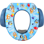 Bluey Soft Potty Training Seat for Toddlers with Hanging Hook, Fits Standard Toilets