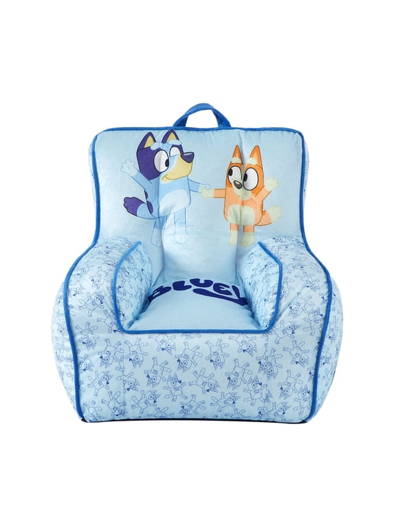 Bluey Square 18" Toddler Beanbag Chair, Blue