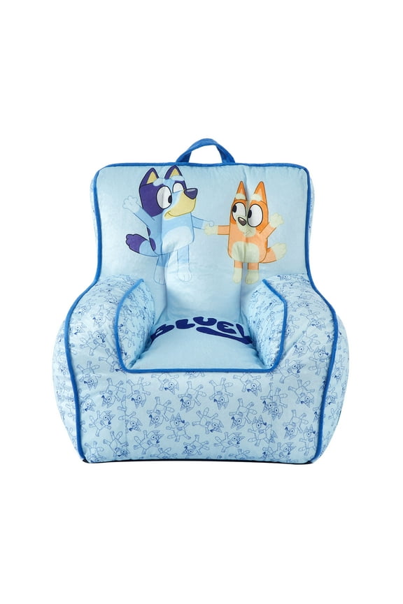 Bluey Square 18" Toddler Beanbag Chair, Blue