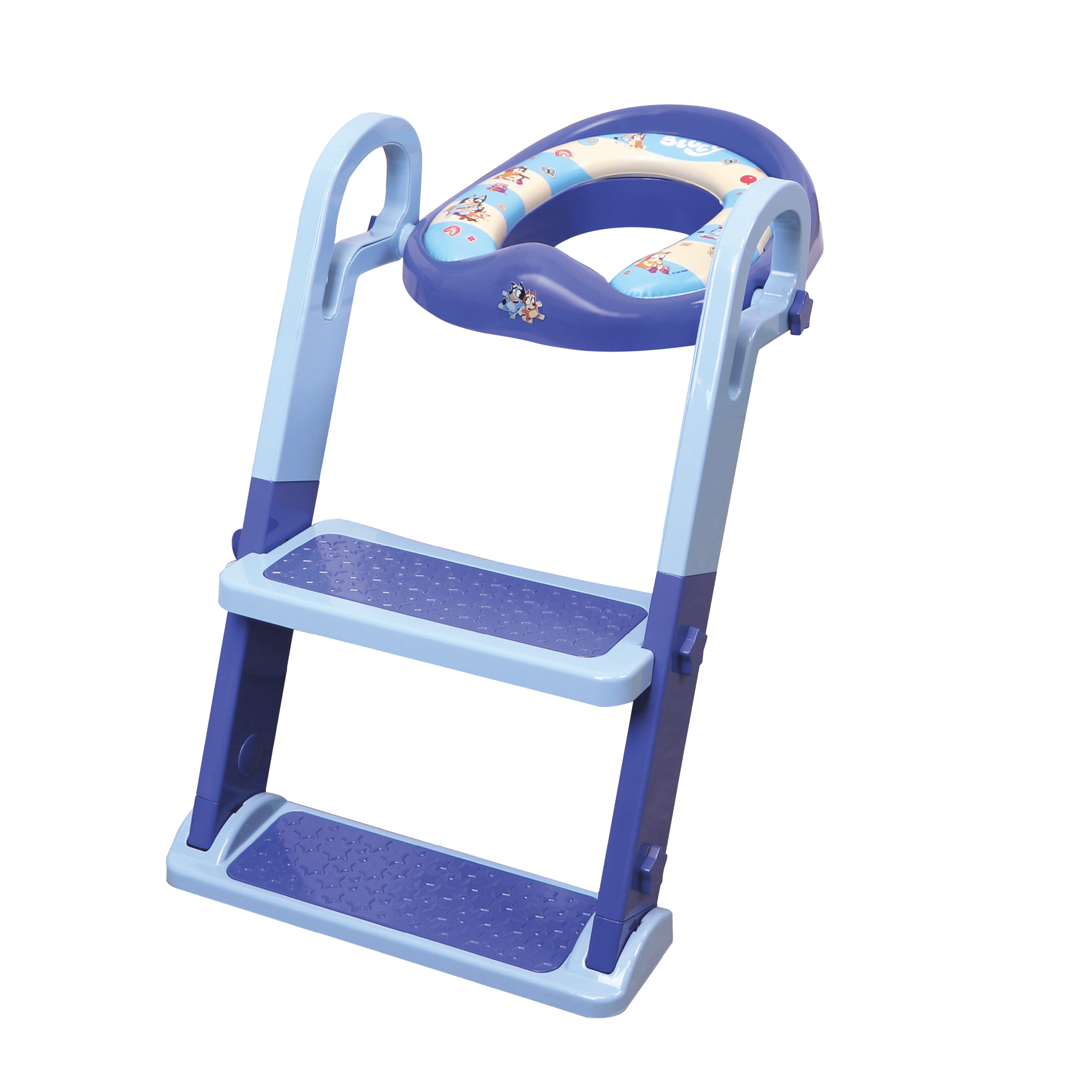 Bluey Step & Sit Potty Chair Training Seat with Ladder for Kids - Blue