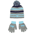 thumbnail image 1 of Bluey Striped Big Kids Knit Hat and Gloves Set BLU405, 1 of 7