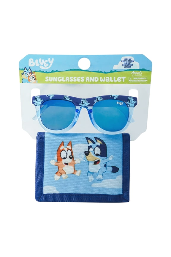 Bluey Sunglass And Wallet Set For Kids With UV Protection
