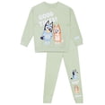 thumbnail image 1 of Bluey Sweater And Pants Set Pink Sizes 2T-8, 1 of 3