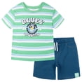 thumbnail image 1 of Bluey T-Shirt and French Terry Denim Shorts Outfit Set Newborn to Little Kid, 1 of 5
