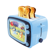 Uncanny Brands Bluey Retro TV Toaster, 2-Slice Toaster with Light-Up Frame