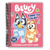 Bluey: Time to Play!: A Sticker & Activity Book (Spiral Bound)