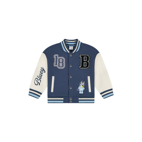 Bluey Toddler Boy Bomber Jacket, Sizes 12M-5T
