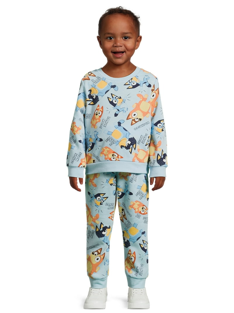 Bluey Toddler Boy Fleece Pullover and Joggers Set, 2-Piece, Sizes