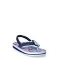 Bluey Toddler Boy Flip Flops with Heel Strap, Sizes 5/611/12