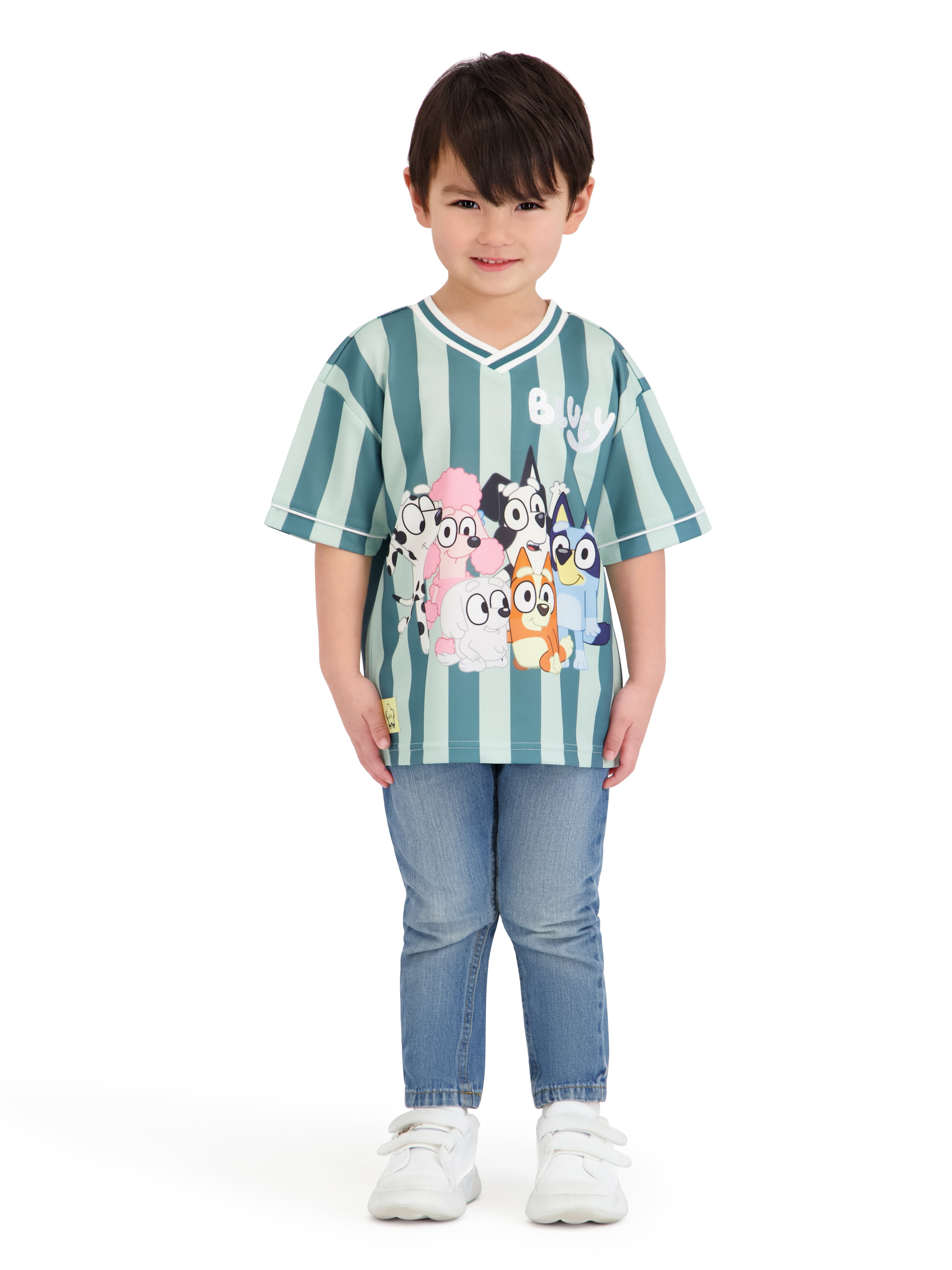Bluey Toddler Short Sleeve Jersey, Sizes 12 Months-5T