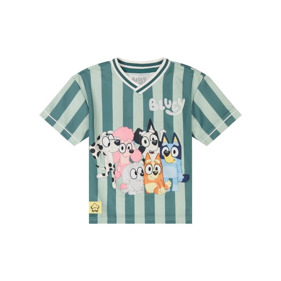 Bluey Toddler Short Sleeve Jersey, Sizes 12 Months-5T