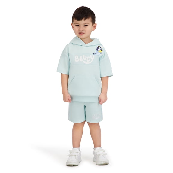 Bluey Toddler Boy Textured Knit Short Set, Sizes 12 Months-5T