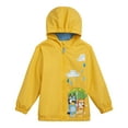 thumbnail image 1 of Bluey Toddler Boy or Girl Zip-Up Hooded Rain Jacket Yellow, 1 of 6