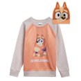 thumbnail image 1 of Bluey Toddler Boys' 2-Piece Fleece Sweatshirt and Hat Set Oatmeal Peach Bingo, 1 of 5