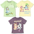 thumbnail image 1 of Bluey Toddler Boys 3 Pack Graphic T-Shirts 4T, 1 of 5