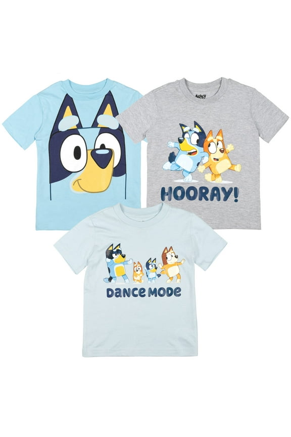 Toddler Boys 3 Pack T-Shirts Toddler to Big Kid