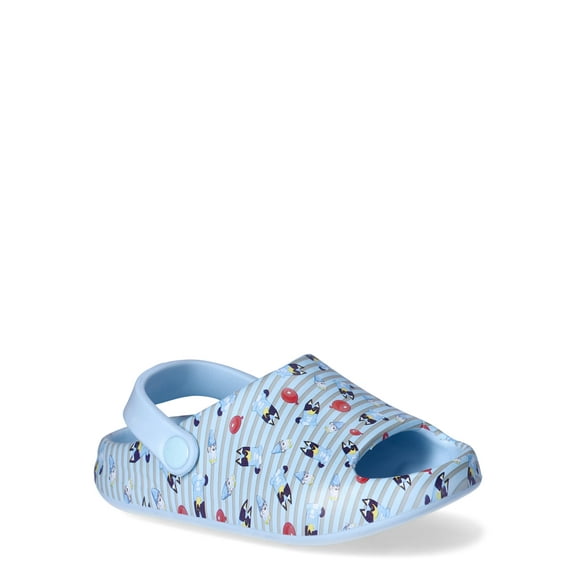 Bluey Toddler Boys Comfort Slide Sandals, Dual Sizes 5/6-11/12