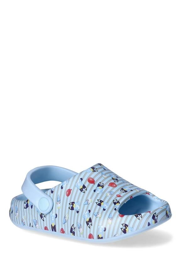 Bluey Toddler Boys Comfort Slide Sandals, Dual Sizes 5/6-11/12