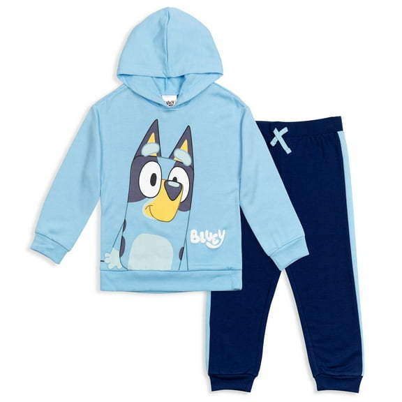 Bluey Toddler Boys Fleece Hoodie and Pants Outfit Set Toddler to Big Kid