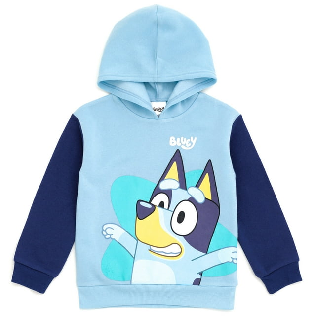Bluey Toddler Boys Fleece Pullover Hoodie 3T