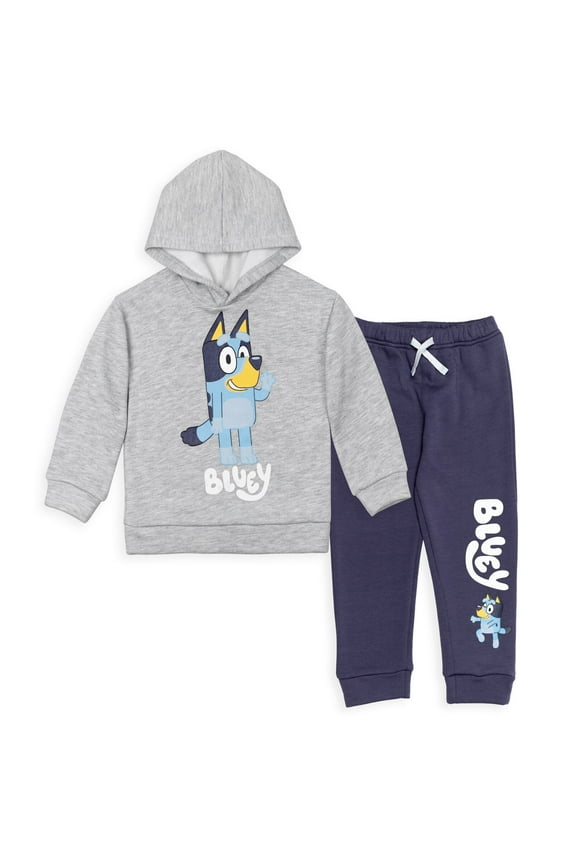 Toddler Boys Fleece Pullover Hoodie and Pants Outfit Set Toddler to Little Kid