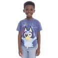 thumbnail image 1 of Bluey Toddler Graphic Americana Crewneck Tee with Short Sleeves, Sizes 12M-5T, 1 of 4