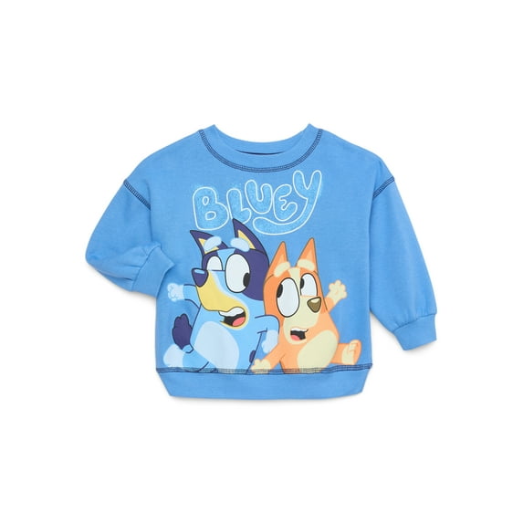 Bluey Toddler Boys Graphic Crewneck Sweatshirt, Sizes 12M-5T