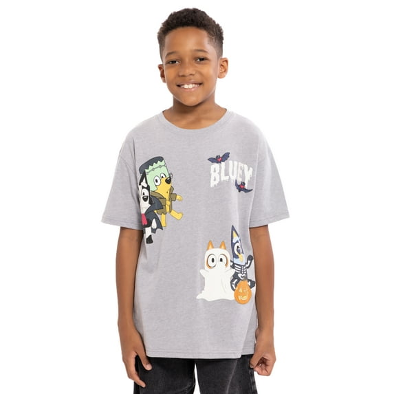 Bluey Toddler Boys Short Sleeve Halloween Graphic T-Shirt, Sizes 2T-5T