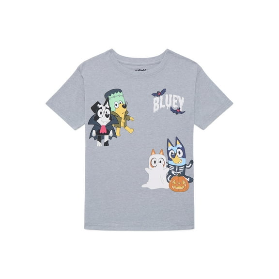 Bluey Toddler Boys Short Sleeve Halloween Graphic T-Shirt, Sizes 2T-5T