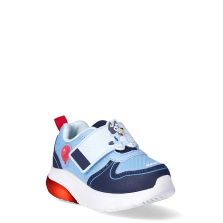 Bluey Toddler Boys' Light Up Slip On Sneakers, Sizes 5-12