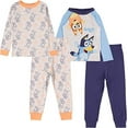 thumbnail image 1 of Bluey Toddler Boys Pajama Set- 2-Pack of 2-Piece Long Sleeve and Pants Pajama Set, 1 of 6