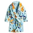 Disney Bluey Bathrobe for Toddler Boys Kids' Little Character Robe