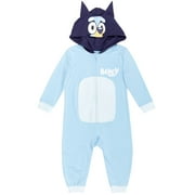Bluey Toddler Boys Zip-Up Cosplay Coverall, Blue