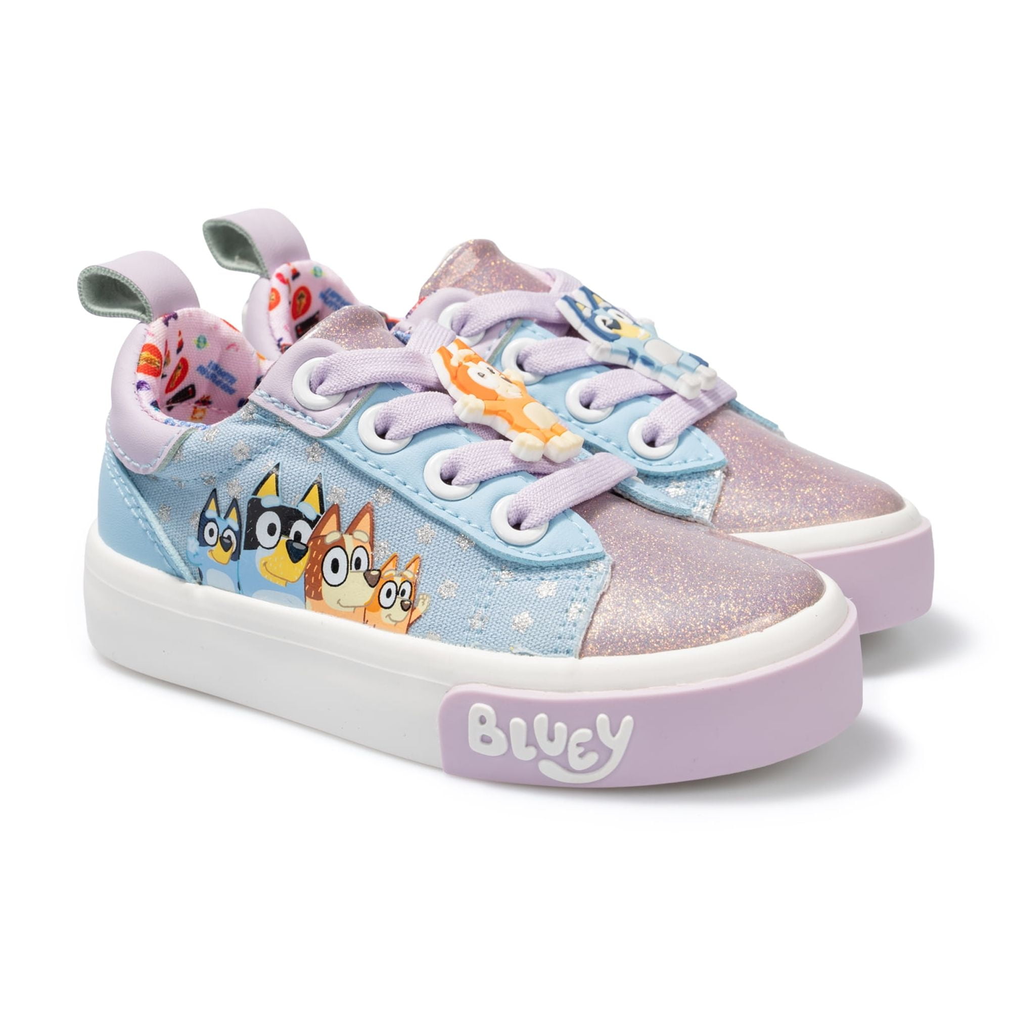 Ground Up Bluey Toddler Girl Bluey Bingo Slip-On Court Sneakers