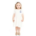 thumbnail image 1 of Bluey Toddler Girls Graphic Print Skater Dress with Short Sleeves, Sizes 12M-5T, 1 of 6