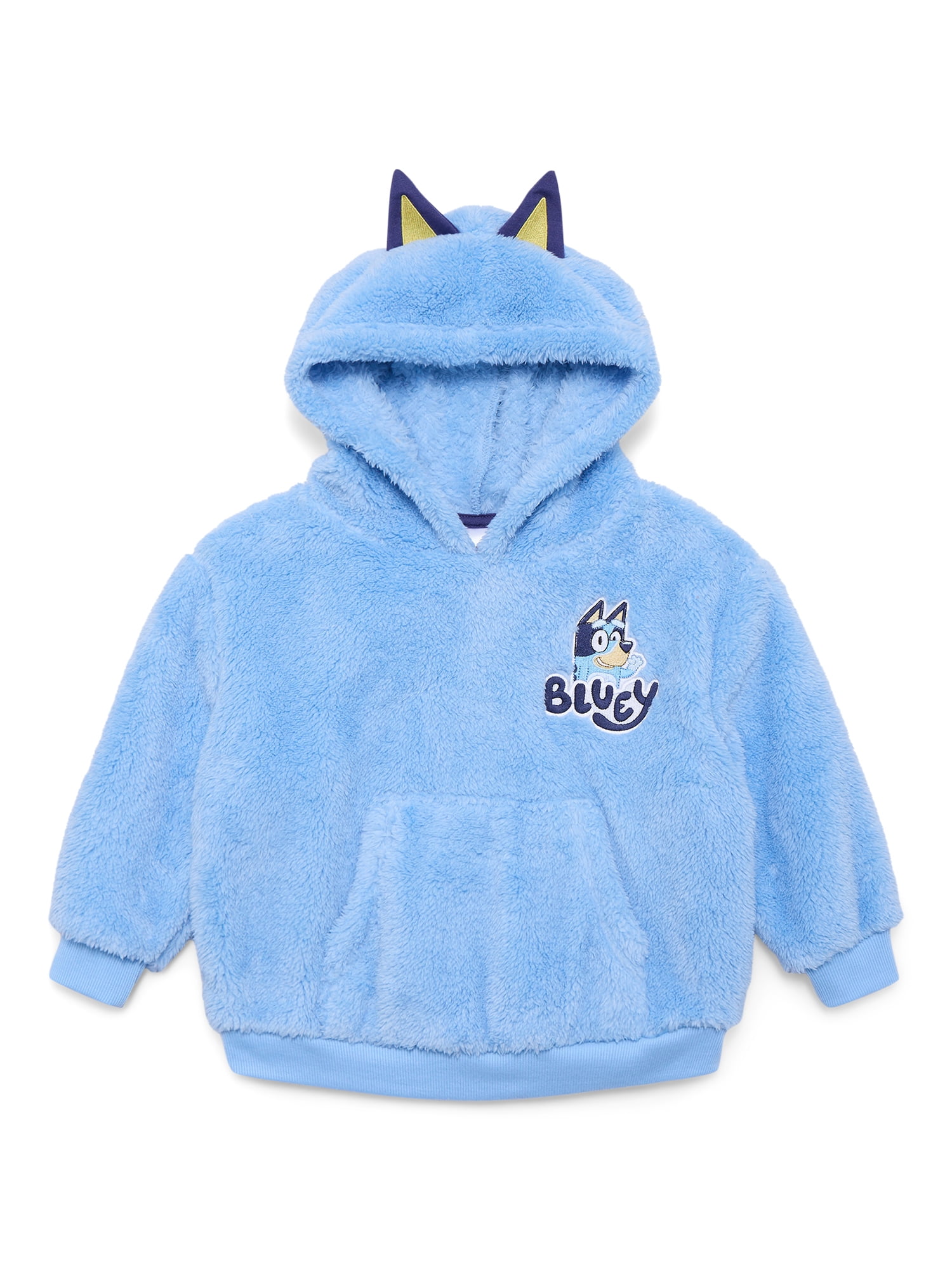 Bluey Toddler Girls Plush Cosplay Hoodie, Sizes 12M-5T