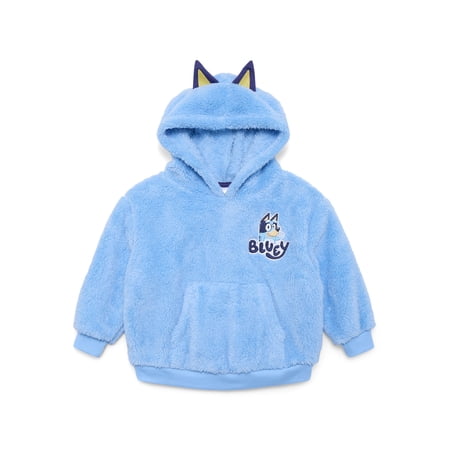 Bluey Toddler Girls Plush Cosplay Hoodie, Sizes 12M-5T