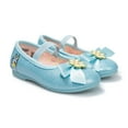 thumbnail image 1 of Bluey Toddler Girls Glitter Bow Ballet Flats, 1 of 6