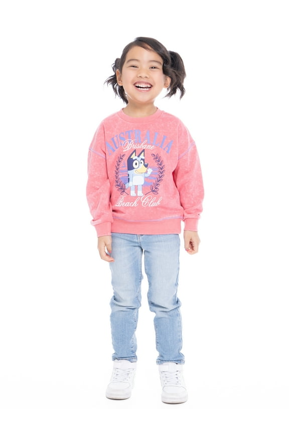 Toddler Girls Preppy Graphic Sweatshirt, Sizes 12M-5T