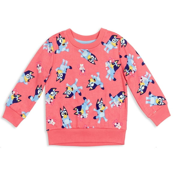 Bluey Toddler Girls Sweatshirt Toddler to Big Kid